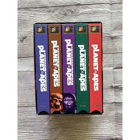 Planet of the Apes - Legacy Box Set (VHS, 1998, 5-Tape Set) - Picture 2 of 10